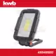 Szerelőlámpa - LED 01 COB 1521 lm akkus - USB - IPX5 összecsuk. - KWB