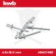 Popszegecs, alu-horganyzott DIN 7337 4.8x16.0 mm 50 db-os - KWB