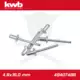 Popszegecs, alu-horganyzott DIN 7337 4.8x16.0 mm 50 db-os - KWB
