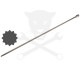 Rátűzőkulcs - crowa+bit 1/2" XZN - Spline - M10x800 mm extra hosszú BGS