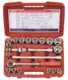 Dugókulcs készlet 1/2" 6 lap 8-32 mm 22 db-os Genius