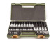 Rátűzőkulcs - crowa+bit készlet 1/4-1/2" imb.+TX+TTX+E-Torx 41 részes