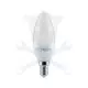 Izzó LED gyertya 8 W hideg fehér, matt 100/37 mm E14 ELMARK