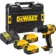 Fúró-csavarozó, akkus 18V 3db 5.0Ah Li-ion - kefementes - DeWalt