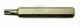 Bit spline M12*75 mm