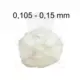Szóróanyag elektrokorund fehér EK100 = 0,105 - 0,15 mm -25 kg
