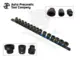Légkulcsfej készlet 1/2" 15 db 10-24 mm metrikus - extra alacsony - Astro