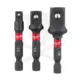 Dugókulcs adapter készlet 1/4" IMPACT 3 db-os - Milwaukee
