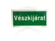 Tábla utánvilágítós öntapadós Vészkijárat 200x100 UV200