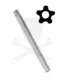 Bit ötágú torx T-15 88 mm lyukas Genius