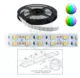 Szalag LED 5050 beltéri 2x60 db/m - RGB - ELMARK