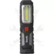 Szerelőlámpa LED 01 COB + 1 ledes dönthető akkus - KWB