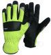 Kesztyű - munkakesztyű - műbőr erősített FLUO  8/M