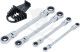 Torx csillagkulcs készlet 4 db-os csuklós - 8 méret: E6 - E24 - BGS