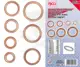Tömítőgyűrű készlet réz  95 db-os rézalátét metrikus 8-20 mm