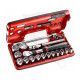 Dugókulcs készlet 1/2" 6 lap 8-32 mm 20 db-os - Facom (SXL.DBOX1PB)