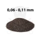 Szóróanyag normálkorund barna NK150 = 0,06 - 0,11 mm -25 kg