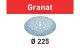 Csiszolópapír, tépőzáras 225 mm STF D225/128 P180 GR/5 Granat 5 db