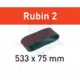 Csiszolószalag 533 x 75 mm L533X 75-P40 RU2/10 Rubin2 10 db - Festool