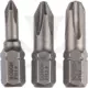 Bithegy, gépi készlet 3 darabos - PH1-PH2-PH3 x 25 mm - Bosch