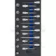 Tálcás BGS Bit spline készlet  22 db-os 1/3 - EVA tálcás