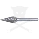 Turbómaró  9.5 mm hegyes, acélhoz
