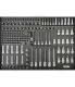 Szerszámkészlet, tálcás 171 db-os - SP Tools