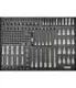 Szerszámkészlet, tálcás 171 db-os - SP Tools