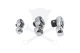 Crowa racsnis fej készlet 3 db-os mini 1/4"-3/8"-1/2" - Laser