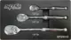 Crowa racsnis kulcs készlet 3 db-os 90 fogas 1/2"-3/8"-1/4" - SP Tools