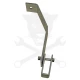 Aknalétra ACÉL létrafokoshoz fali rögzítő horganyzott - 360-410 mm