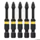 Bithegy, gépi, torziós PH3 x 25 mm - 5 részes - DeWalt Extreme