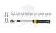 Nyomatékkulcs  12-60 Nm 3/8" Micro Click MC 60 készlet - Proxxon