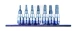Rátűzőkulcs - crowa+bit 1/4" torx, furatos, T10-T40 készlet - KingTony