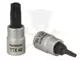 Rátűzőkulcs - crowa+bit 1/4" torx, furatos T10 Proxxon