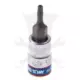 Rátűzőkulcs - crowa+bit 1/4" torx, furatos TPX30 - King Tony