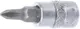 Rátűzőkulcs - crowa+bit 1/4" kereszt PH1