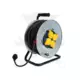 Kábeldob 50 m - IP44 gumi kábel 3 x 1.5 mm2 - 3200W - fém