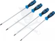 Csavarhúzó készlet extra hosszú 250 mm Torx T15-20-25-30 - BGS