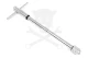 Menetfúróhoz racsnis "T" hajtószár M5-M12 hosszú 320 mm-es BGS