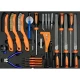 Tálcás SP Tools "M" Lakatos szerszám készlet 23 db-os