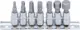 Rátűzőkulcs - crowa+bit 1/4" imbusz készlet 7 db-os, 4 - 12 mm