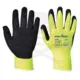 Kesztyű - szerelőkesztyű - Latexhab tenyér Fluo-Sárga  8 / M