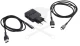 Hálózati USB töltő adapter 230V - 5V 2.4A + USB C + Micro kábelek