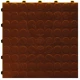 Műhelypadló - SwissDeck CoinDeck 33,3 x 33,3 cm - Chocolate Brown