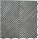 Műhelypadló - SwissDeck RibDeck Classic 33x33cm Pearl Silver RAL9006