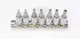 Bit készlet 5 ágú, lyukas-torx TS bit készlet 7 db-os 1/4" - Yato
