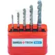 Menetfúró készlet gépi M3 - M8 HSS-Co - 5 db-os - Swiss+Tech