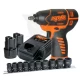 Ütvecsavarozó, akkus 12V  105 Nm 3/8" 2db 2,5Ah + dugó klt- SP Tools