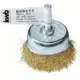 Drótkorong csapos fazékkefe  50 mm-es RÉZ szálak  50x6x0,2mm